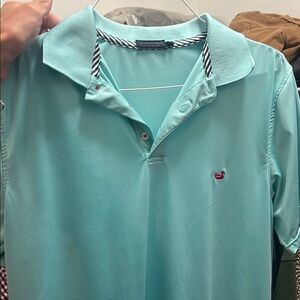 Southern Marsh Aqua Polo Shirt